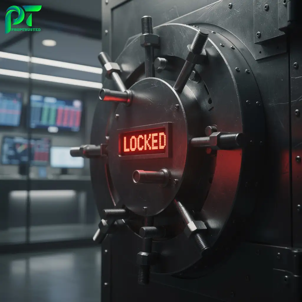 Prop firm payout denial traps, consistency rules, and frozen trader accounts warning